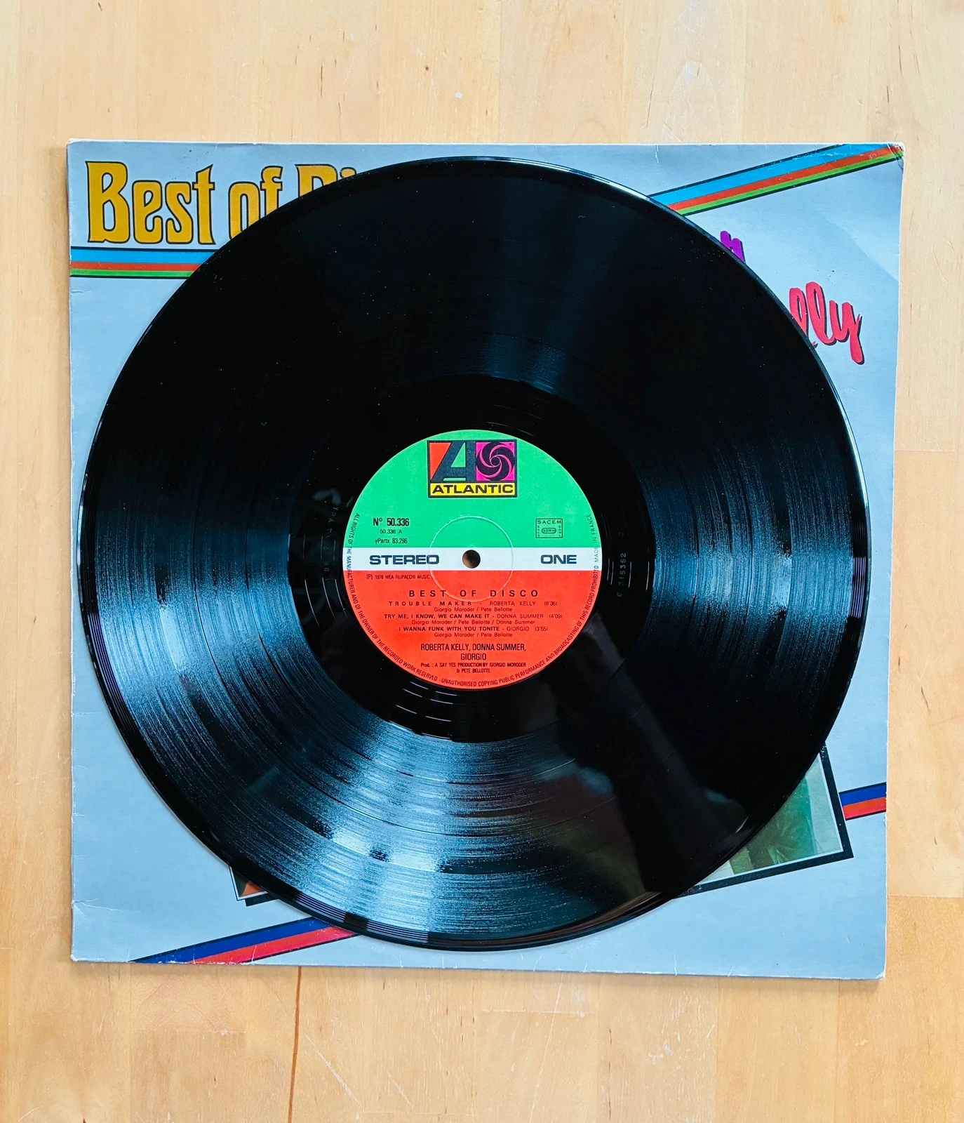Disco de vinilo 33T Best of disco Giorgio Moroder Donna Summer. – photo 3